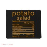 Potato Salad Nutrition Facts Label Mousepad thumb 0
