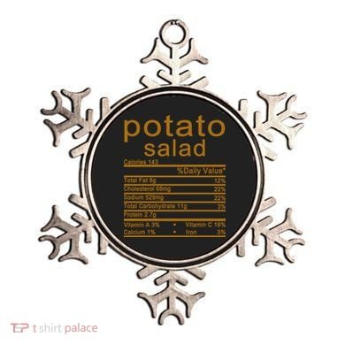 Potato Salad Nutrition Facts Label Ornament