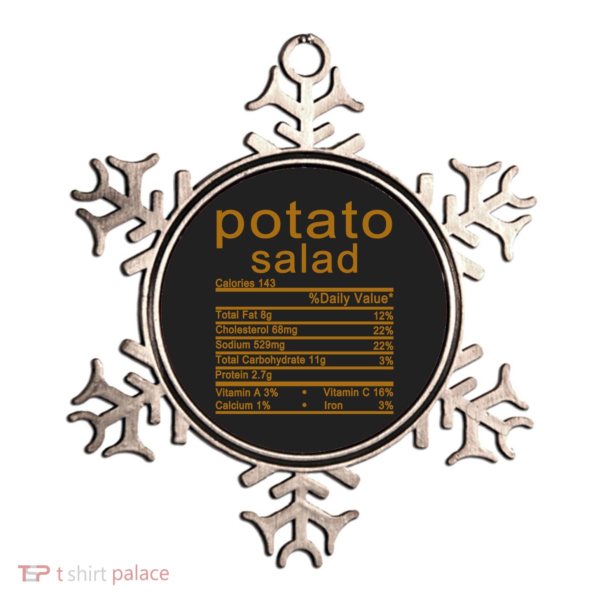 Potato Salad Nutrition Facts Label Ornament