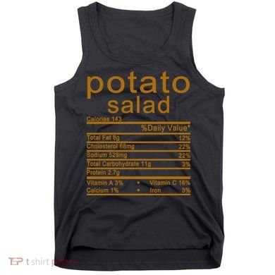 Potato Salad Nutrition Facts Label Tank Top