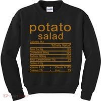 Potato Salad Nutrition Facts Label Kids Sweatshirt thumb 0