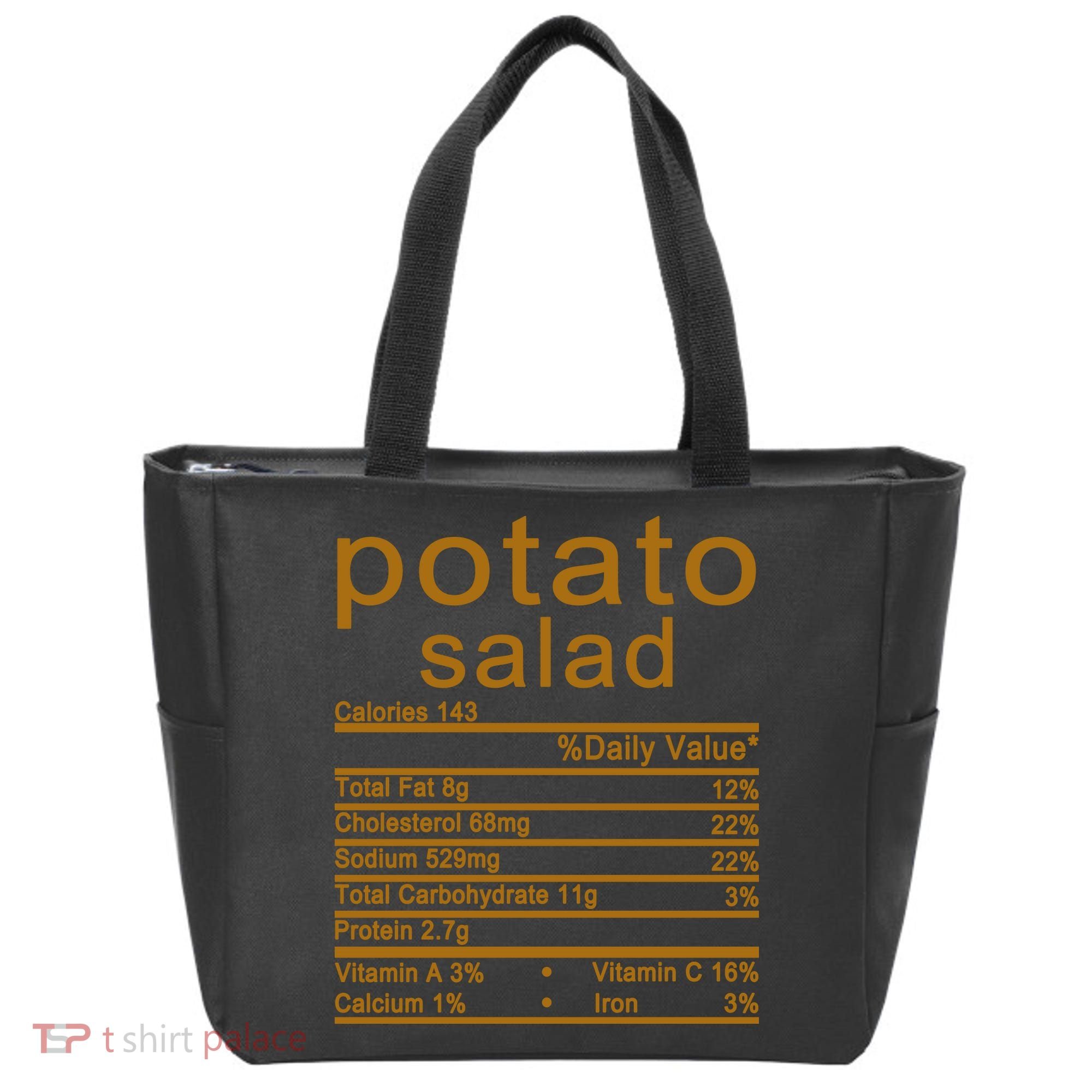 Potato Salad Nutrition Facts Label Tote Bag