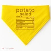 Potato Salad Nutrition Facts Label USA-Made Doggie Bandana thumb 0