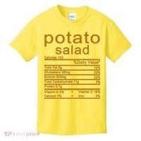 Potato Salad Nutrition Facts Label Kids T-Shirt thumb 0