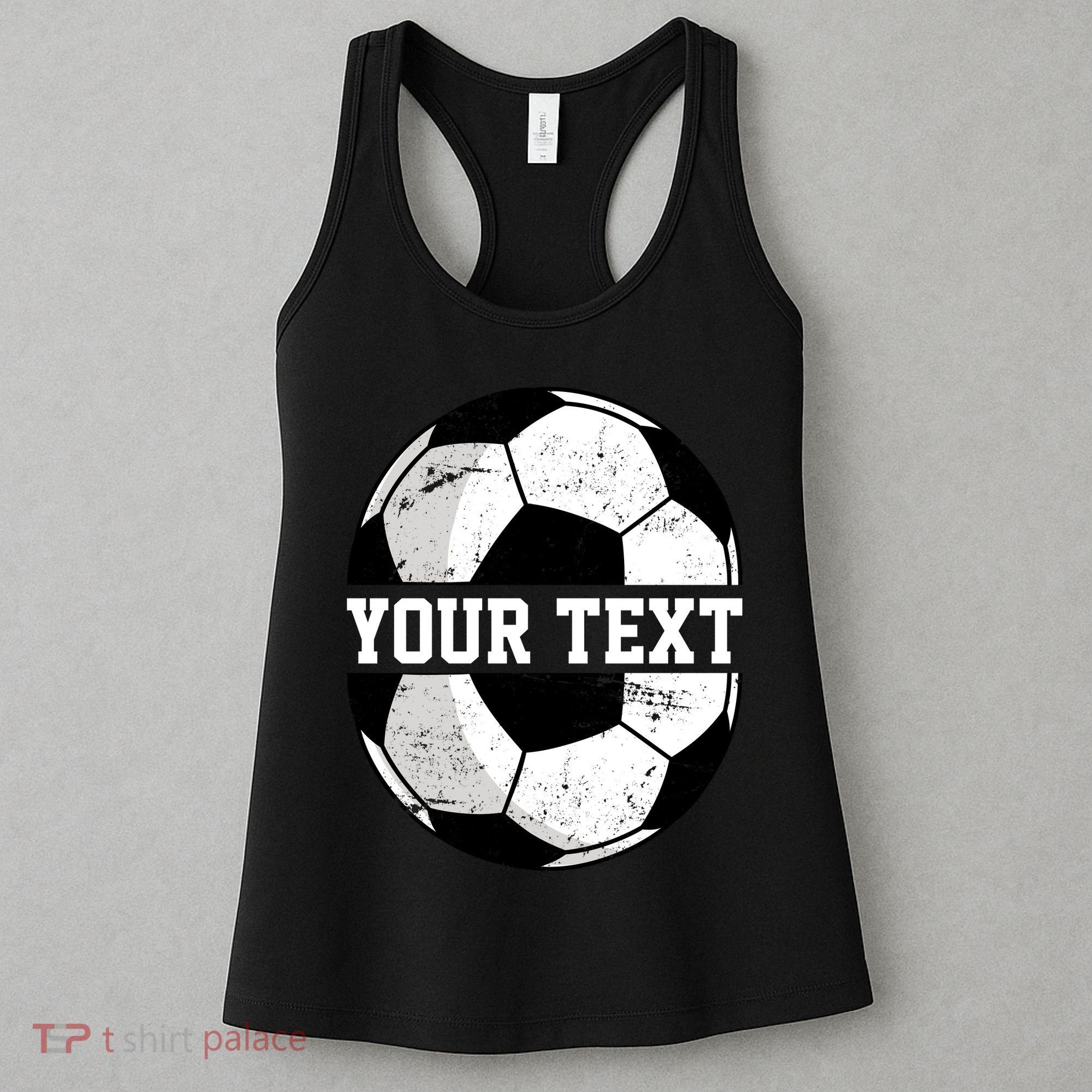 Personalized Soccer Name Custom Family Game Day Women's Tank Top