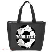 Personalized Soccer Name Custom Family Game Day Tote Bag thumb 0