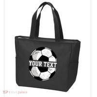 Personalized Soccer Name Custom Family Game Day Tote Bag thumb 3