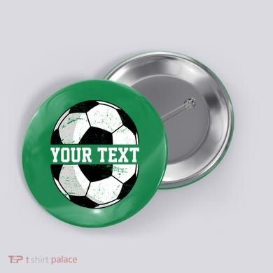 Personalized Soccer Name Custom Family Game Day Button