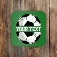 Personalized Soccer Name Custom Family Game Day Coaster thumb 0