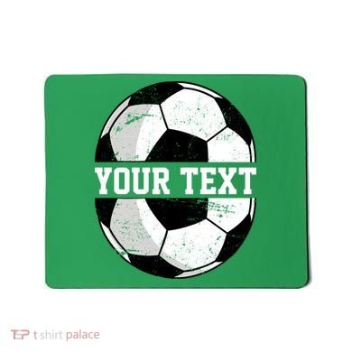 Personalized Soccer Name Custom Family Game Day Mousepad