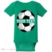 Personalized Soccer Name Custom Family Game Day Baby Bodysuit thumb 0