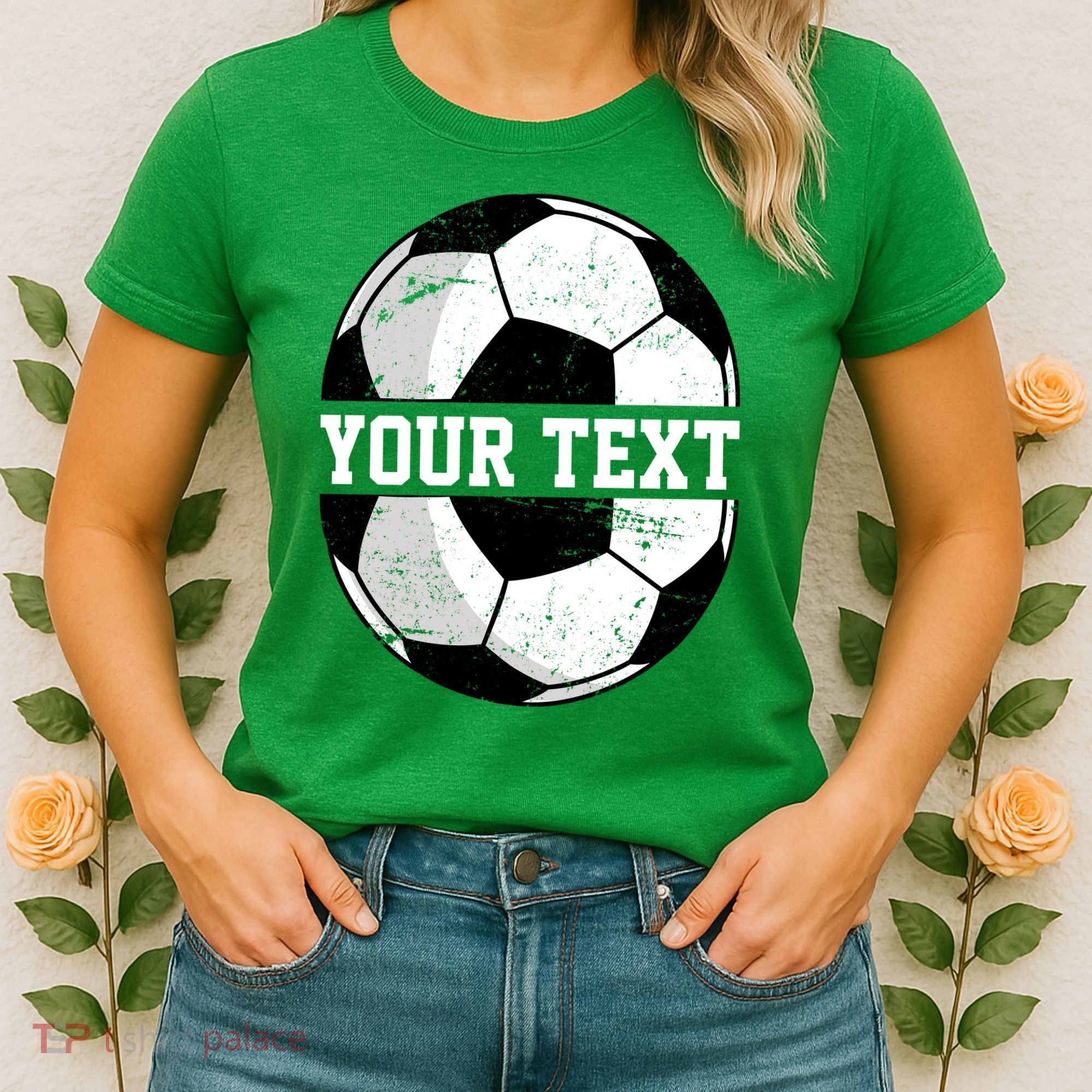 Personalized Soccer Name Custom Family Game Day Women's T-Shirt
