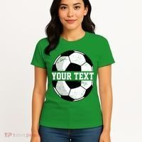 Personalized Soccer Name Custom Family Game Day Women's T-Shirt thumb 4
