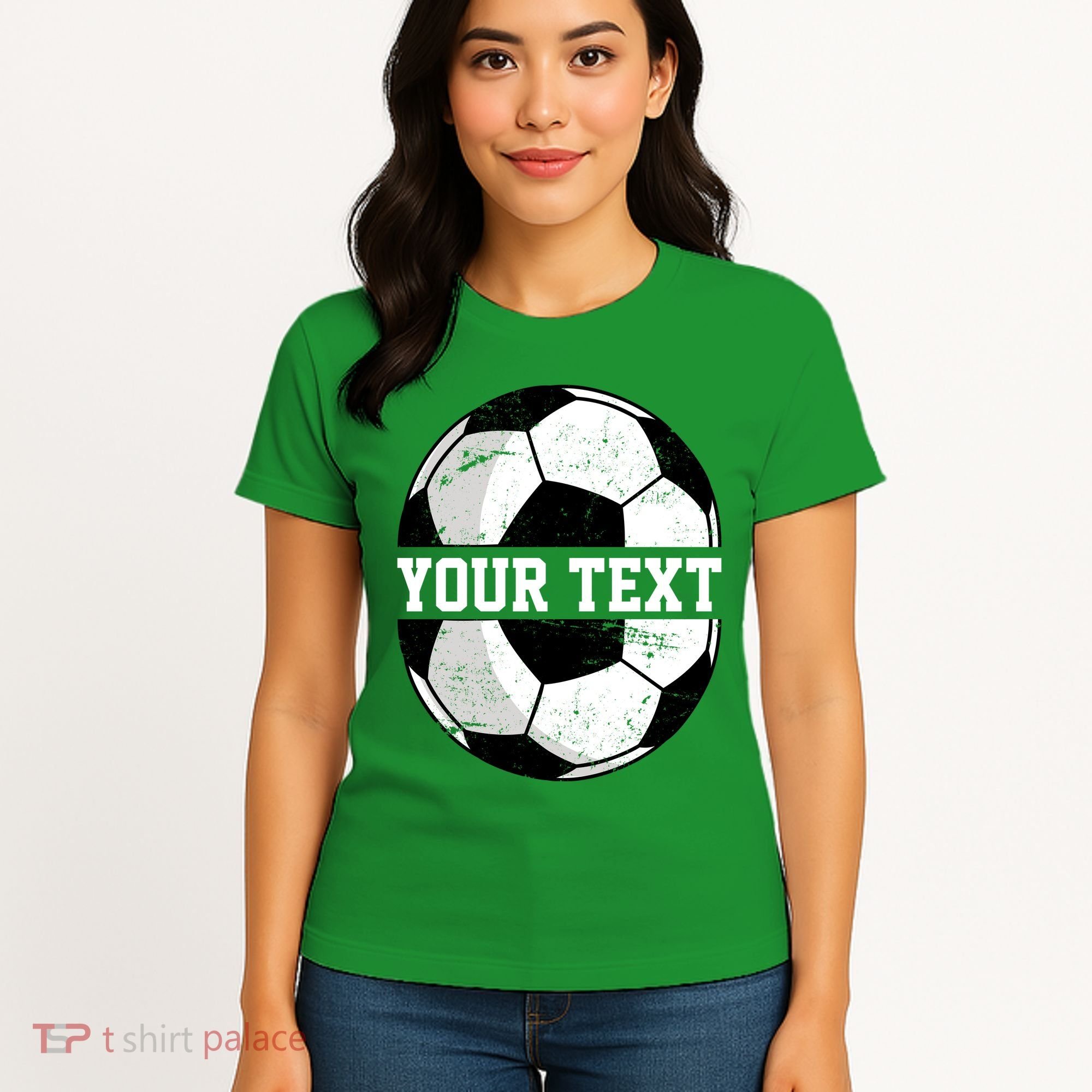 Personalized Soccer Name Custom Family Game Day Women's T-Shirt