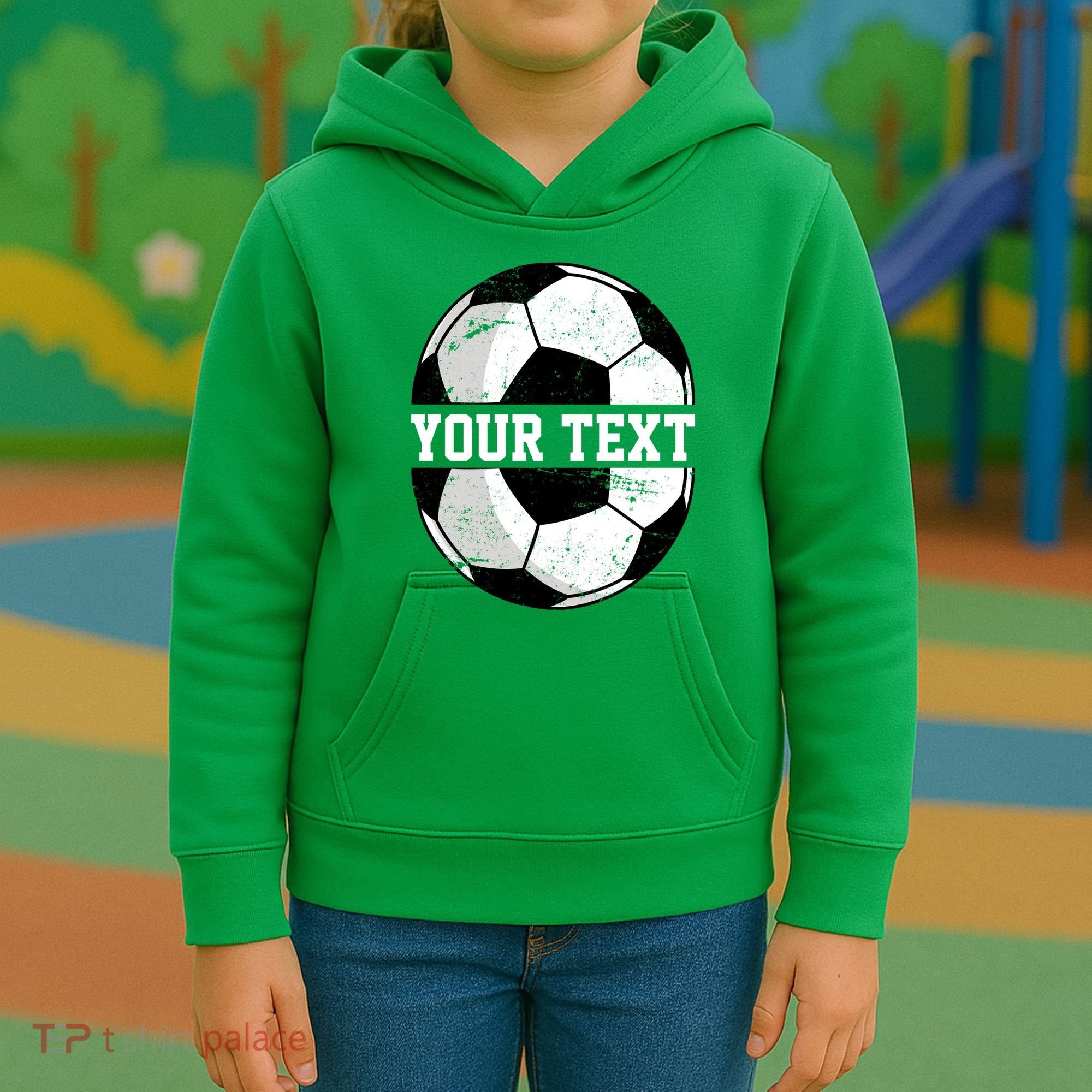 Personalized Soccer Name Custom Family Game Day Kids Hoodie