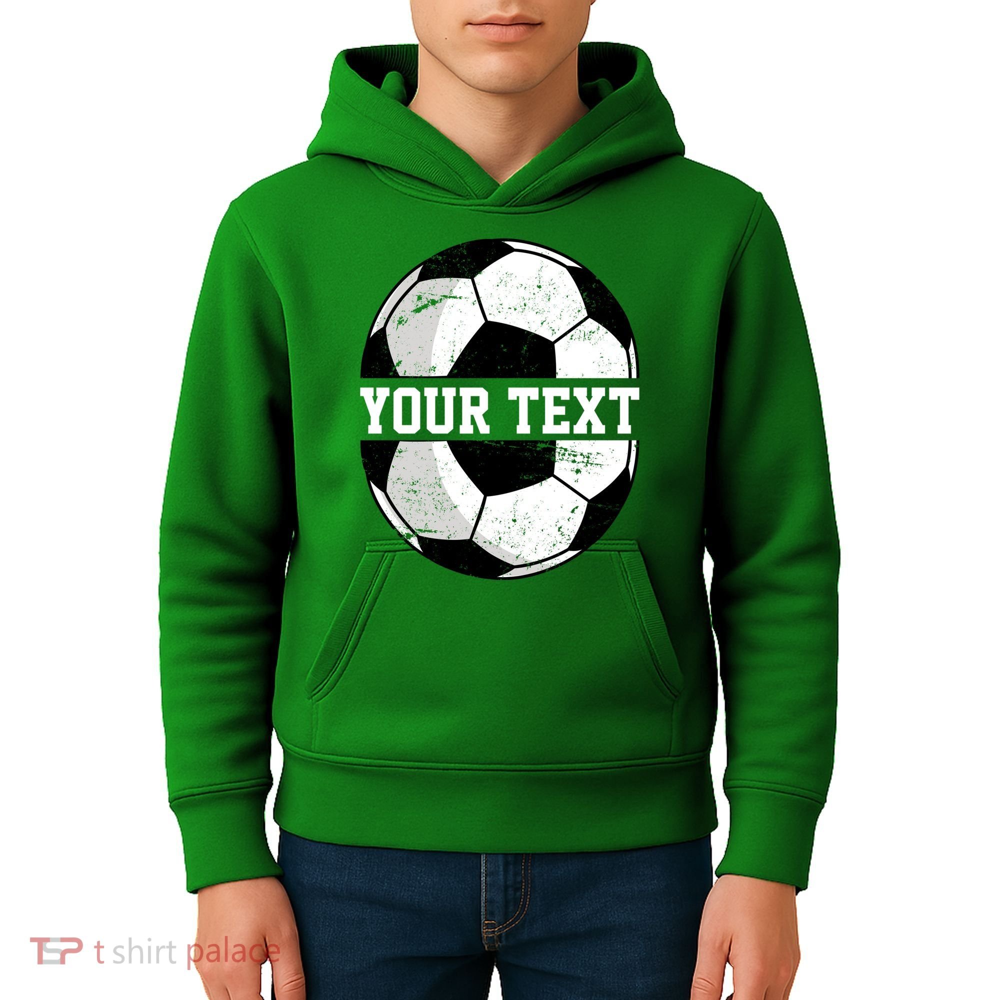 Personalized Soccer Name Custom Family Game Day Kids Hoodie