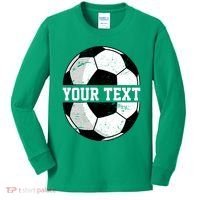 Personalized Soccer Name Custom Family Game Day Kids Long Sleeve Shirt thumb 0