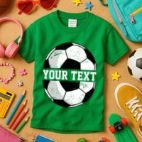 Personalized Soccer Name Custom Family Game Day Kids T-Shirt thumb 3