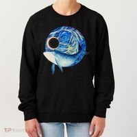 Painted Starry Night Whale Women's Sweatshirt thumb 0