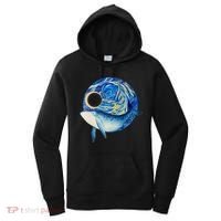 Painted Starry Night Whale Women's Hoodie thumb 0