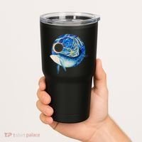 Painted Starry Night Whale Tumbler thumb 2