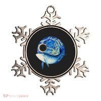 Painted Starry Night Whale Ornament thumb 0
