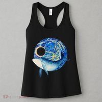 Painted Starry Night Whale Women's Tank Top thumb 3