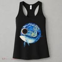 Painted Starry Night Whale Women's Tank Top thumb 3