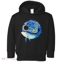 Painted Starry Night Whale Toddler Hoodie thumb 0