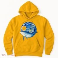 Painted Starry Night Whale Hoodie thumb 0