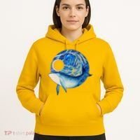 Painted Starry Night Whale Hoodie thumb 5