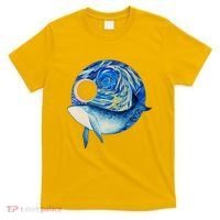Painted Starry Night Whale T-Shirt thumb 0