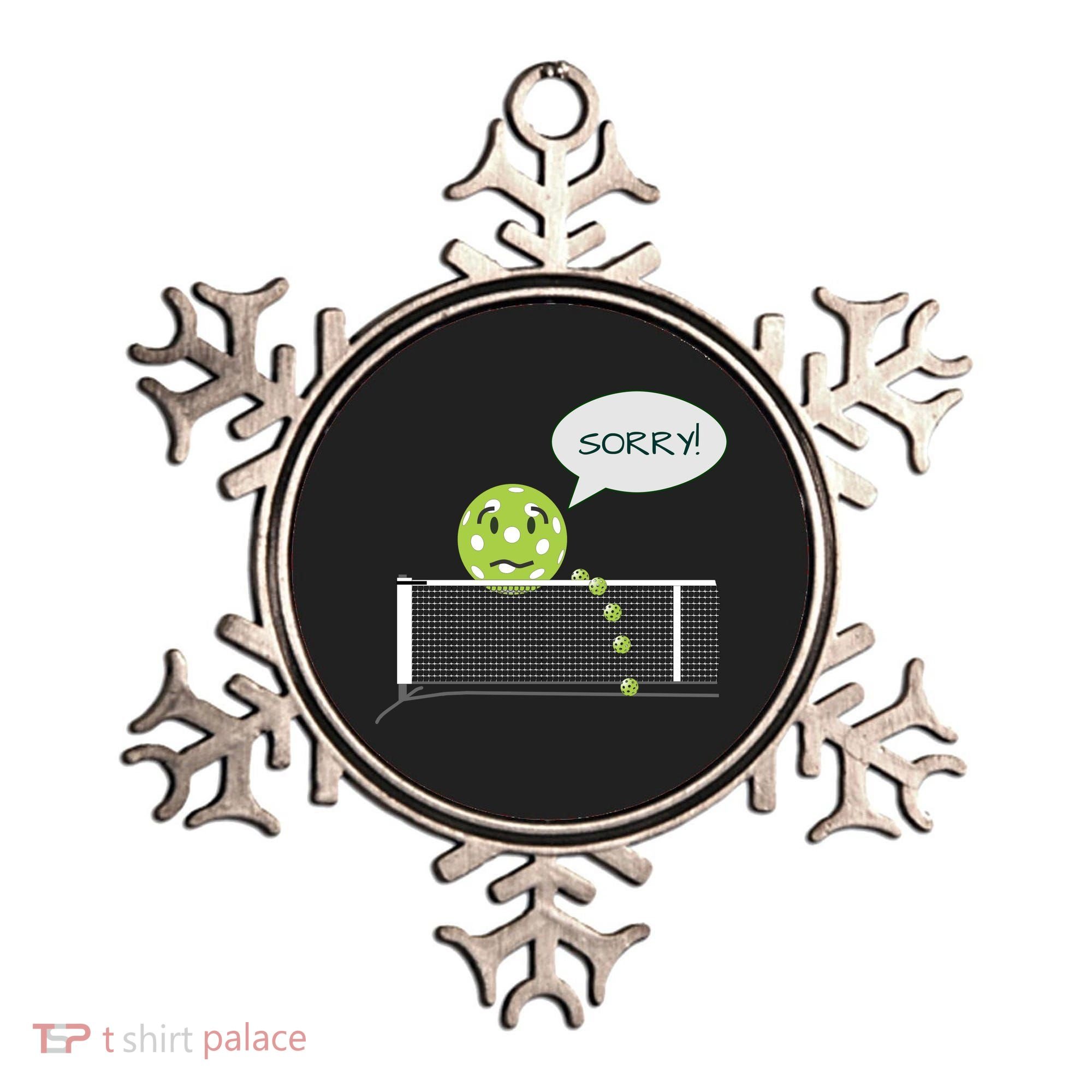 Pickleball Sorry Not Sorry Ornament