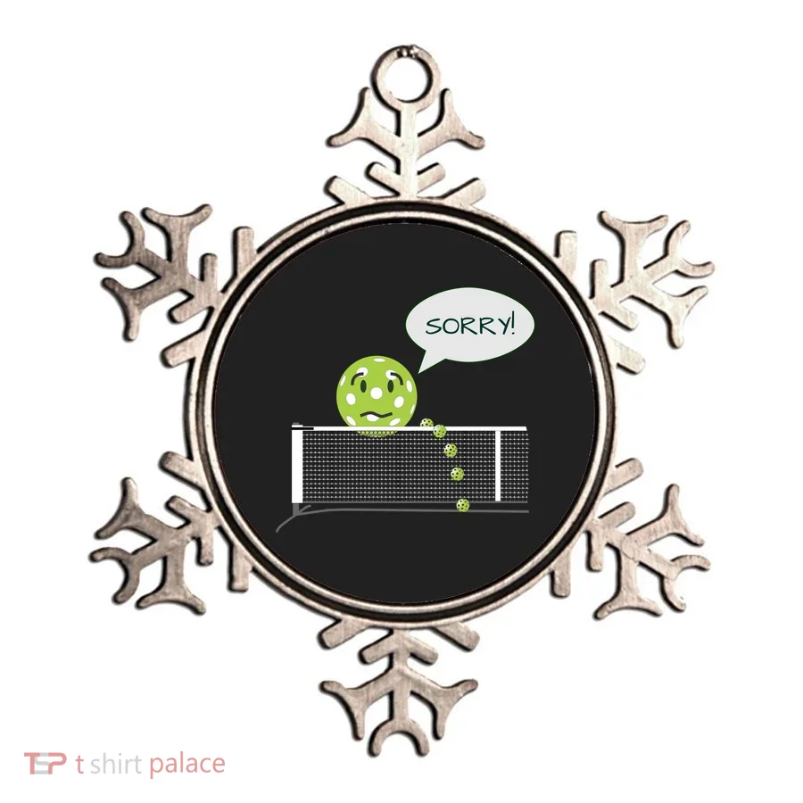 Pickleball Sorry Not Sorry Ornament