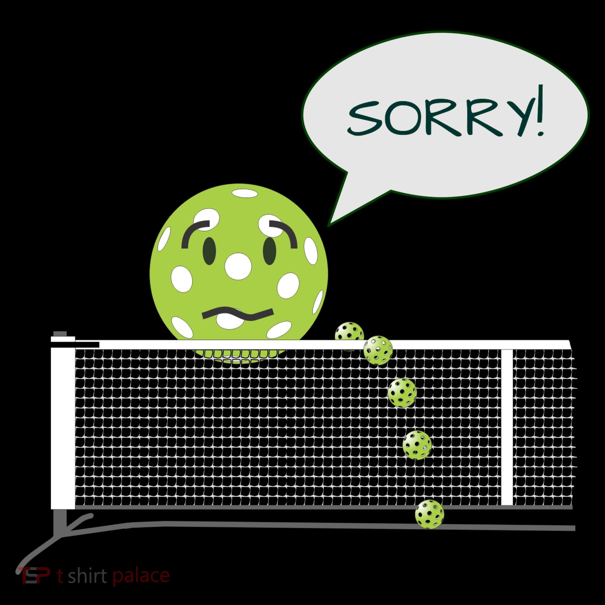 Pickleball Sorry Not Sorry Ornament