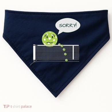 Pickleball Sorry Not Sorry USA-Made Doggie Bandana