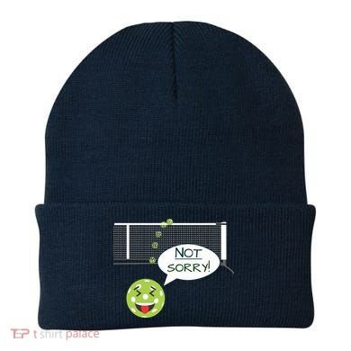 Pickleball Sorry Not Sorry Beanie back