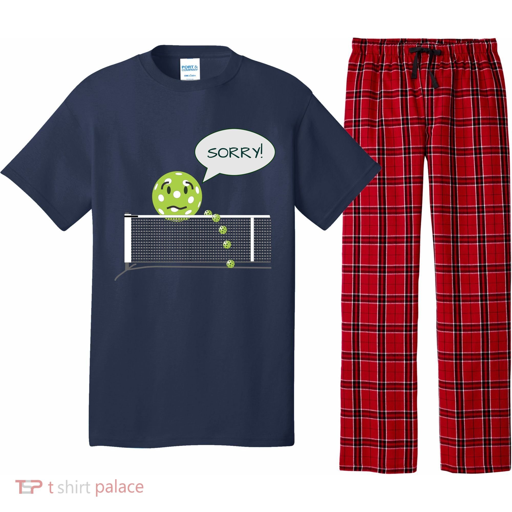 Pickleball Sorry Not Sorry Pajama Set