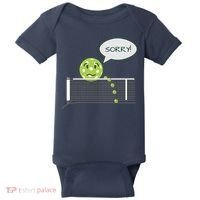 Pickleball Sorry Not Sorry Baby Bodysuit thumb 0