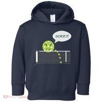 Pickleball Sorry Not Sorry Toddler Hoodie thumb 0