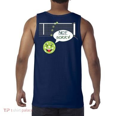 Pickleball Sorry Not Sorry Tank Top back