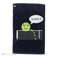 Pickleball Sorry Not Sorry Golf Towel thumb 0