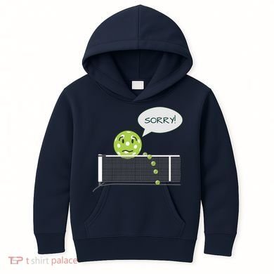 Pickleball Sorry Not Sorry Kids Hoodie