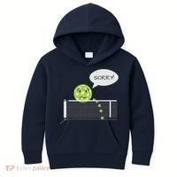 Pickleball Sorry Not Sorry Kids Hoodie thumb 0