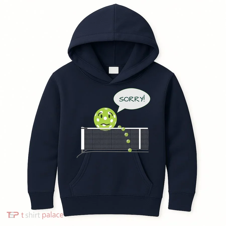 Pickleball Sorry Not Sorry Kids Hoodie