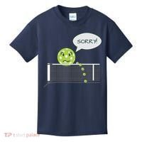Pickleball Sorry Not Sorry Kids T-Shirt thumb 0