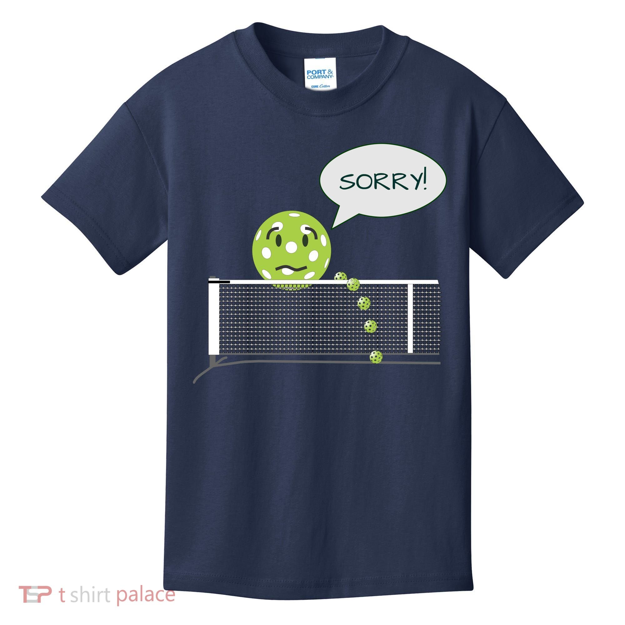 Pickleball Sorry Not Sorry Kids T-Shirt