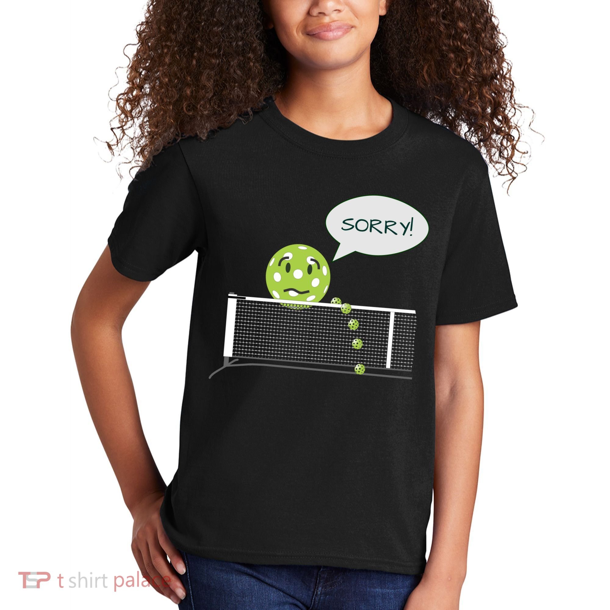 Pickleball Sorry Not Sorry Kids T-Shirt