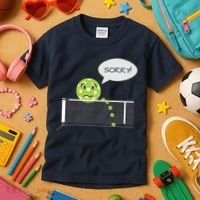Pickleball Sorry Not Sorry Kids T-Shirt thumb 3