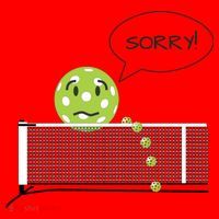 Pickleball Sorry Not Sorry Santa Hat thumb 1